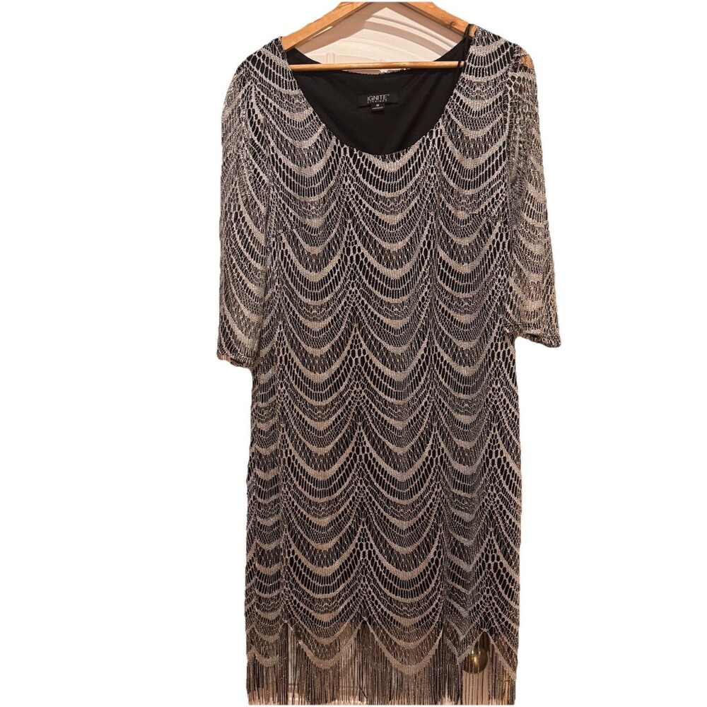 Ignite Evenings Size 18 Evening Dress MADE IN USA